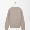Maglione in lana grigio chiaro Maglione in lana grigio chiaro
