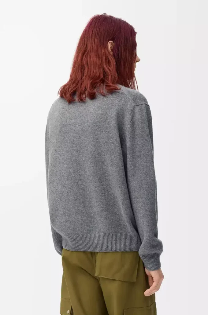 Maglione in lana grigio melange Maglione in lana grigio melange