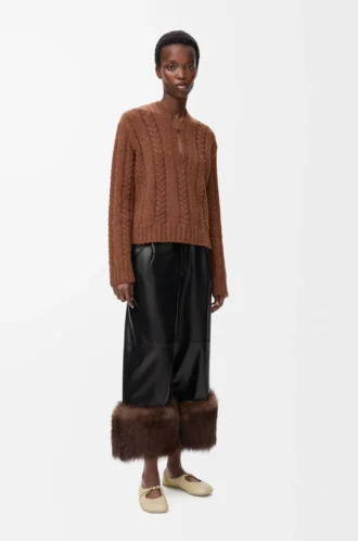 Maglione in lana Marrone