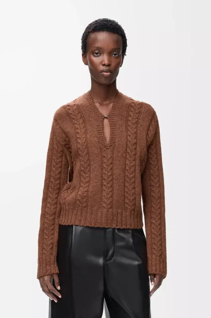 Maglione in lana Marrone Maglione in lana Marrone