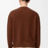 Maglione in lana marrone
