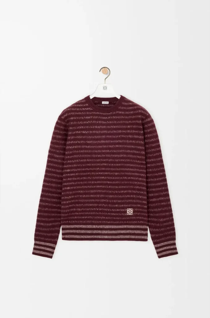 Maglione in lana marrone scuro