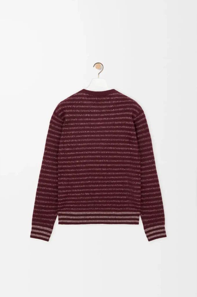 Maglione in lana marrone scuro
