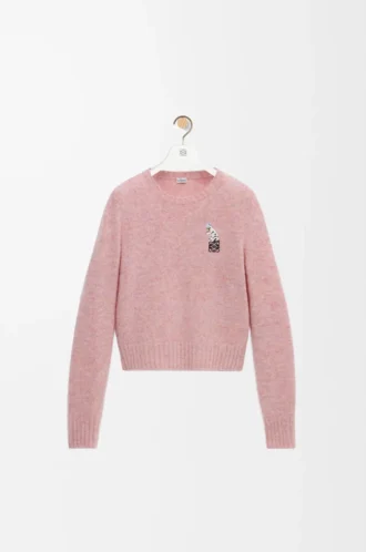 Maglione in lana Rosa