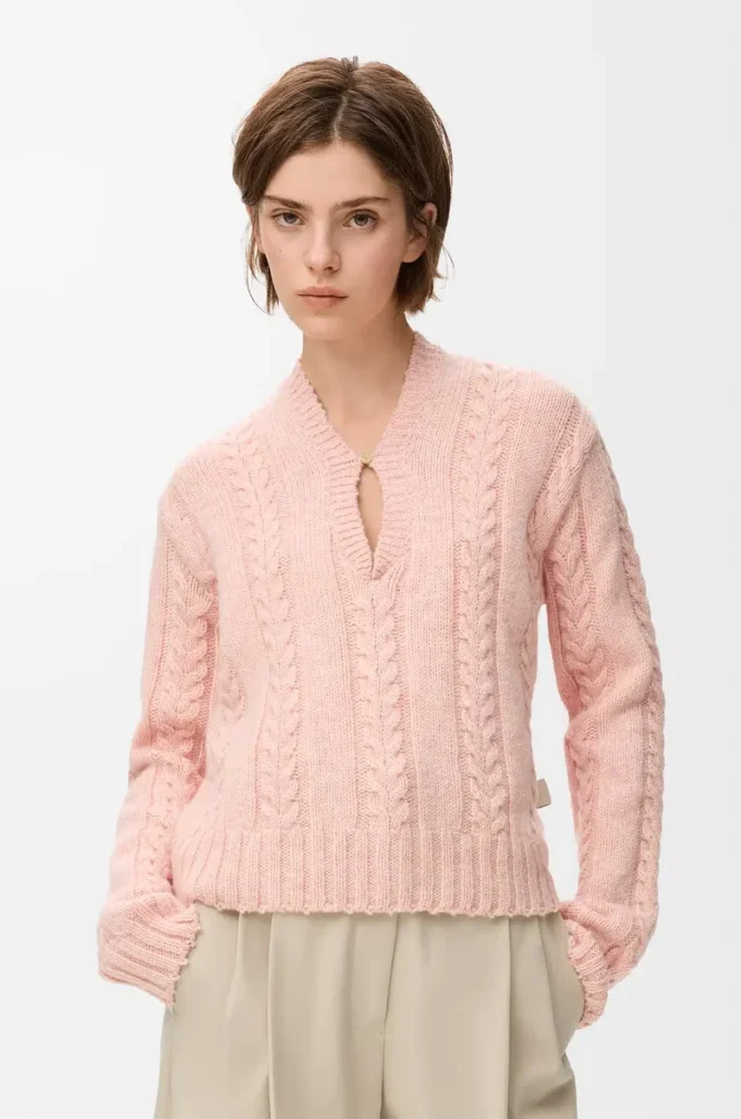 Maglione in lana Rosa Maglione in lana Rosa