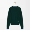 Maglione in lana Verde/Blu