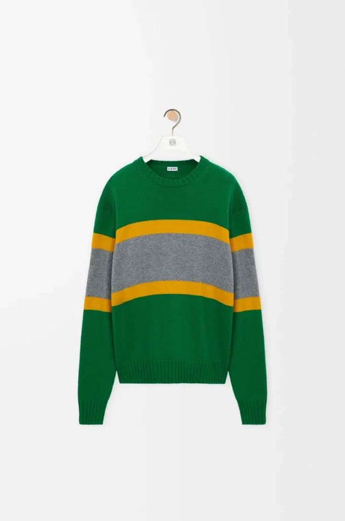 Maglione in lana Verde/Grigio Maglione in lana Verde/Grigio