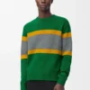 Maglione in lana Verde/Grigio Maglione in lana Verde/Grigio