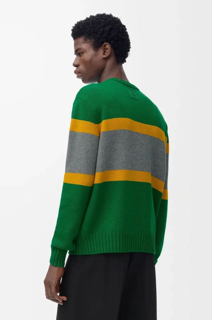 Maglione in lana Verde/Grigio Maglione in lana Verde/Grigio