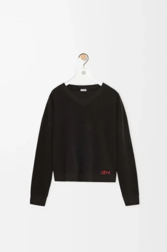 Maglione in lana verde kaki