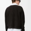 Maglione in lana verde kaki