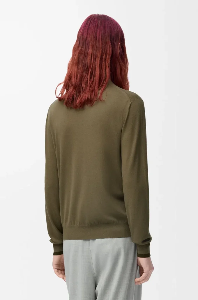Maglione in lana Verde/Verde kaki Maglione in lana Verde/Verde kaki