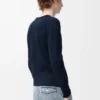 Maglione in misto cotone blu navy Maglione in misto cotone blu navy