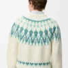 Maglione in misto lana Bianco/Menta