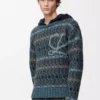 Maglione in misto lana Blu/Multicolore