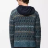 Maglione in misto lana Blu/Multicolore