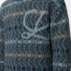 Maglione in misto lana Blu/Multicolore