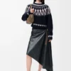 Maglione in misto lana Blu navy/Multicolore Maglione in misto lana Blu navy/Multicolore