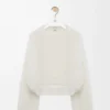 Maglione in misto mohair Bianco
