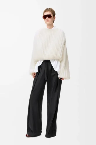 Maglione in misto mohair Bianco