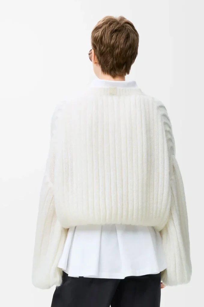 Maglione in misto mohair Bianco