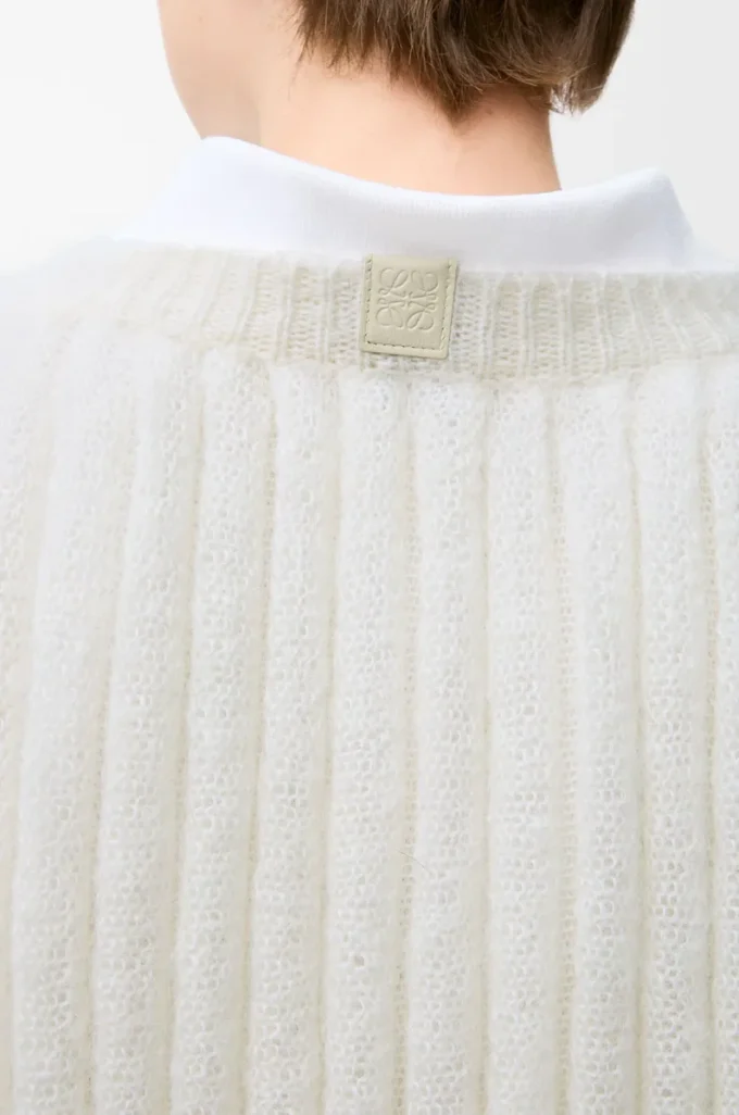 Maglione in misto mohair Bianco