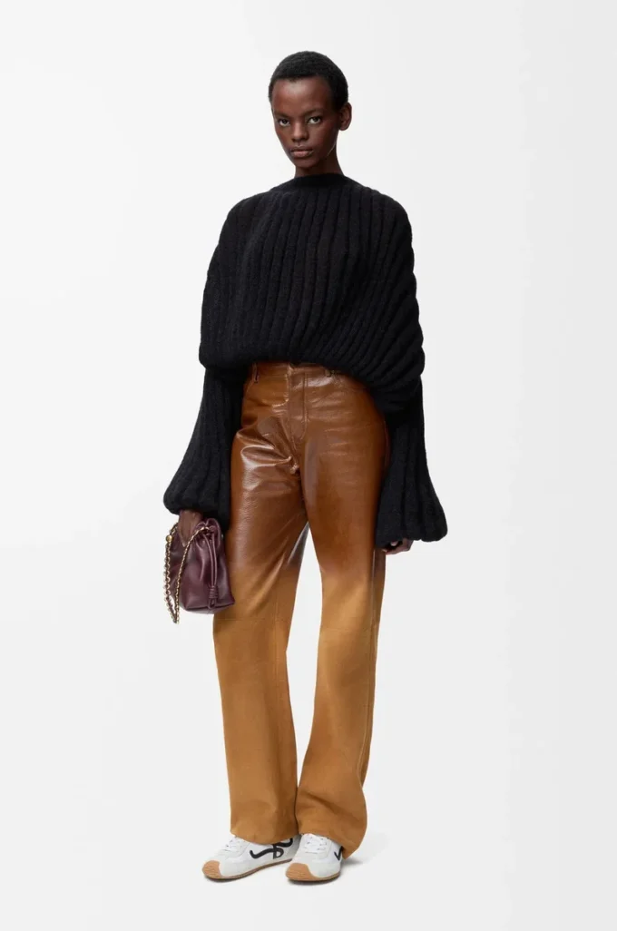 Maglione in misto mohair Nero