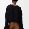 Maglione in misto mohair Nero