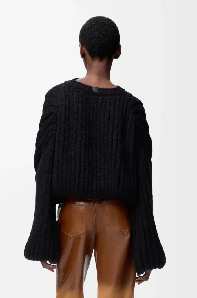 Maglione in misto mohair Nero