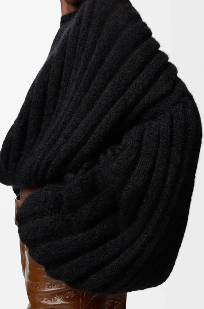 Maglione in misto mohair Nero