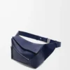 Marsupio Small Puzzle Edge in pelle di vitello classica blu abisso Marsupio Small Puzzle Edge in pelle di vitello classica blu abisso