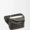 Marsupio Small Puzzle Edge in pelle di vitello classica grigio scuro Marsupio Small Puzzle Edge in pelle di vitello classica grigio scuro