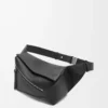 Marsupio Small Puzzle Edge in pelle di vitello classica nera