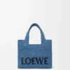 Mini borsa LOEWE Font in rafia Azzurro Mini borsa LOEWE Font in rafia Azzurro