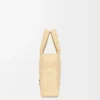 Mini borsa LOEWE Font in rafia naturale