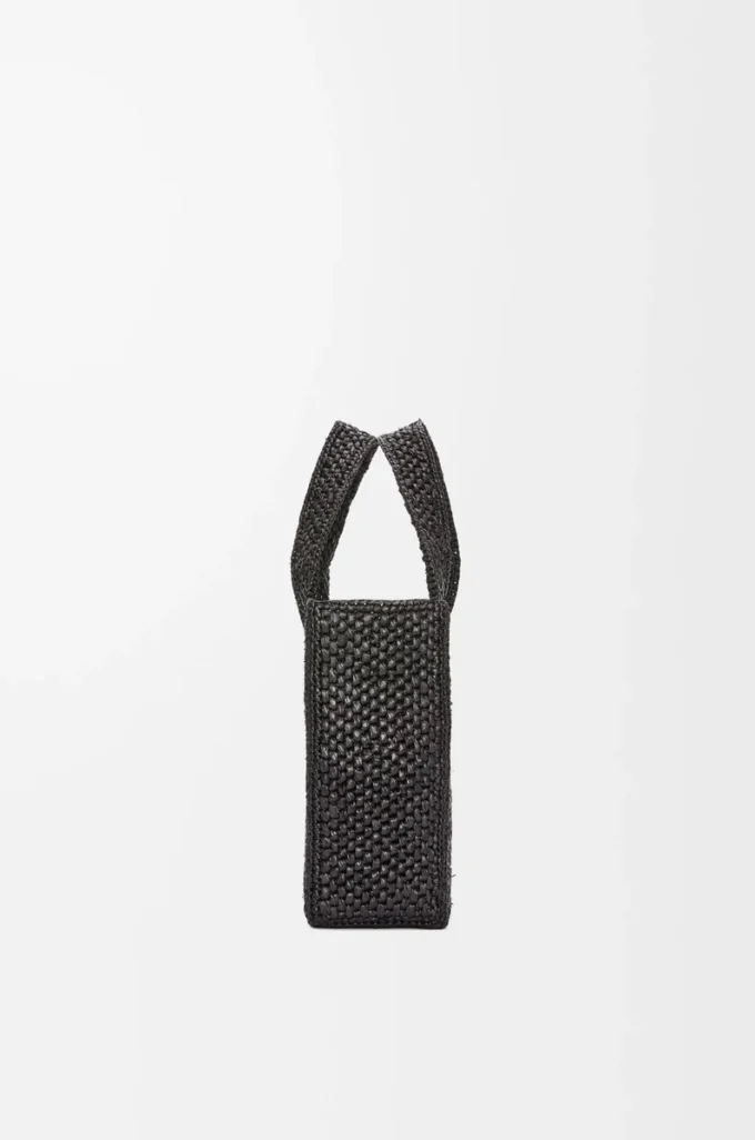 Mini borsa LOEWE Font in rafia Nero Mini borsa LOEWE Font in rafia Nero