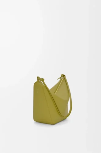 Mini Hammock hobo in classica pelle di vitello Light Moss