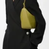 Mini Hammock hobo in classica pelle di vitello Light Moss
