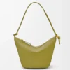 Mini Hammock hobo in classica pelle di vitello Light Moss