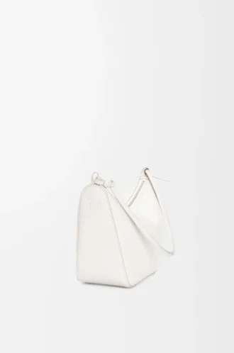 Mini Hammock hobo in classica pelle di vitello Soft White