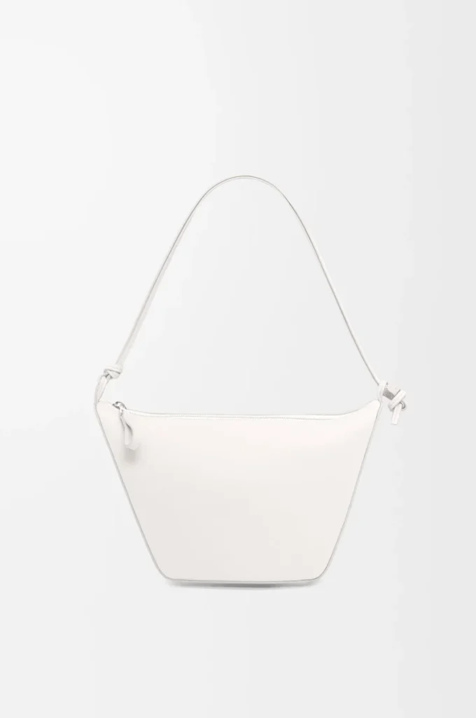 Mini Hammock hobo in classica pelle di vitello Soft White Mini Hammock hobo in classica pelle di vitello Soft White