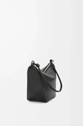 Mini Hammock hobo in pelle di vitello classica Black Mini Hammock hobo in pelle di vitello classica Black