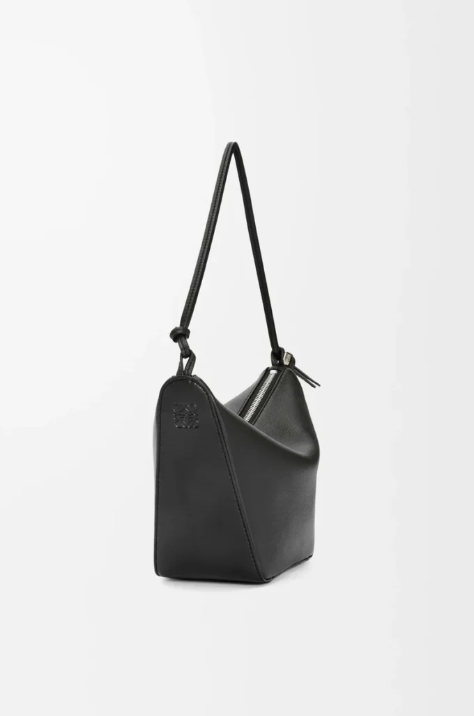 Mini Hammock hobo in pelle di vitello classica Black Mini Hammock hobo in pelle di vitello classica Black