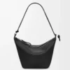 Mini Hammock hobo in pelle di vitello classica Black Mini Hammock hobo in pelle di vitello classica Black