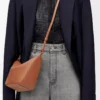Mini Hammock hobo in pelle di vitello classica Tan