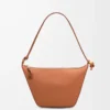 Mini Hammock hobo in pelle di vitello classica Tan