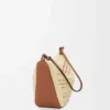 Mini Hammock Hobo in rafia e pelle di vitello Marrone chiaro/Naturale Mini Hammock Hobo in rafia e pelle di vitello Marrone chiaro/Naturale