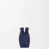 Mini pochette Flamenco in pelle di vitello nappa blu abisso Mini pochette Flamenco in pelle di vitello nappa blu abisso