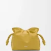 Mini pochette Flamenco in pelle di vitello nappa Ginger