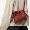Mini pochette Flamenco in pelle di vitello nappa rosso bruciato Mini pochette Flamenco in pelle di vitello nappa rosso bruciato